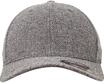 Flex Cap FLEXFIT "Flexfit Unisex Flexfit Melange Cap", Gr. S/M, schwarzerdgrau, 98%