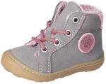 Lauflernschuh PEPINO BY RICOSTA "GEORGIE 50, WMS: mittel", Baby, Gr. 24, grau (grau,