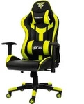 HYRICAN Gaming-Stuhl "Striker Copilot" schwarz/gelb, Kunstleder, ergonomischer