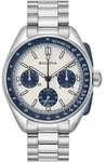 Chronograph BULOVA "Lunar Pilot", silber (silberfarben, wei&szlig;, blau),...