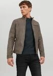 Jack & Jones Lederimitatjacke "JJEROCKY in Kunstlederoptik mit