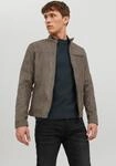 Lederimitatjacke JACK & JONES "JJEROCKY in Kunstlederoptik mit