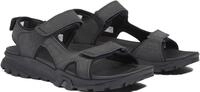 Sandale TIMBERLAND "Lincoln Peak 2 STRAP SANDAL", Herren, Gr. 41,5, schwarz, Leder,