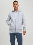 Jack & Jones Kapuzensweatjacke "JJESTAR Basic Hoodie, Eingrifftaschen und angenehmem