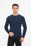 Rundhalspullover JACK & JONES "JJEEMIL KNIT CREW NECK NOOS", Herren, Gr. M, blau