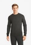 Rundhalspullover JACK & JONES "EMIL KNIT", Herren, Gr. XS, grau (dunkelgrau,