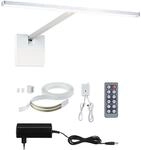 PAULMANN LED Bilderleuchte "Xana", grau (aluminiumfarben), 1, H: 8,5cm, 1 Stk.,