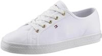 Sneaker TOMMY HILFIGER "ESSENTIAL NAUTICAL SNEAKER", Damen, Gr. 39, wei&szlig;, Textil,