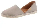Espadrille VERBENAS, Damen, Gr. 36, hellgrau, Veloursleder, unifarben, Schuhe