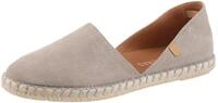 Espadrille VERBENAS, Damen, Gr. 36, hellgrau, Veloursleder, unifarben, Schuhe