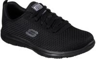 Berufsschuh SKECHERS "Ghenter-Bronaugh Schn&uuml;rschuh" Gr. 37, schwarz, 37, Synthetik,