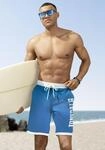Lonsdale Boardshorts "CLENNELL" Badeshorts, Innenhose aus Mesh