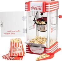 SALCO Popcornmaschine "Coca-Cola SNP-27CC" Gro&szlig;er Zubereitungsbeh&auml;lter von 60 ml
