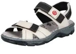 Sandale RIEKER, Damen, Gr. 40, beige (hellbeige), Lederimitat, Schuhe Sandale,