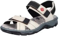 Sandale RIEKER, Damen, Gr. 40, beige (hellbeige), Lederimitat, Schuhe Sandale,