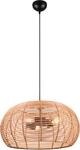 TRIO LEUCHTEN Pendelleuchte "Inga", beige (natur), 3, &Oslash; 50cm H: 150cm, 1 Stk.,