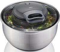 GEFU Salatschleuder "PULLIT" schonendes Schleudern ohne Richtungswechsel, 4,5 L