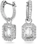 Paar Ohrh&auml;nger SWAROVSKI "Una Millenia Dc Stern", grau (metallfarben,