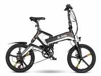 E-Bike JEEP E-BIKES "FFR 7050" E-Bikes Gr. 38 cm, 20 Zoll (50,80 cm), schwarz E-Bikes