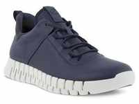 Sneaker ECCO "GRUUV M" Gr. 41, blau (marine) Herren Schuhe Schnürhalbschuhe mit