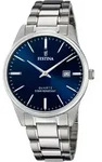 Quarzuhr FESTINA, silber (silberfarben, dunkelblau), Armbanduhren, Damen, Quarzuhr,