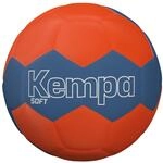 Handball KEMPA "Handball SOFT Kids" Gr. A, schwarz (ice grau, fluo rot), B&auml;lle,