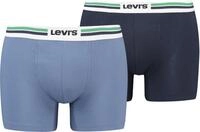 Levis Langer Boxer Packung, 2er-Pack, mit Logo-Webbund