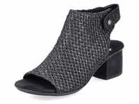 Sandalette RIEKER Gr. 42, schwarz (schwarz, black) Damen Schuhe Schaftsandale