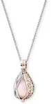 Kette mit Anh&auml;nger ENGELSRUFER "Himmelstr&auml;ne mit Lebensblume" Gr. XS, rosa