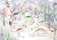 Komar Vliestapete "Digitaldruck Vlies - Dino Playground - Gr&ouml;&szlig;e 400 x 280 cm"
