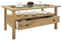 VCM Couchtisch "Holz Sofatisch Couchtisch Schublade Lingis L" 1 Stk. tlg.