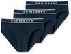 Rioslip SCHIESSER "95/5", Herren, Gr. 4 (S), blau (803, dunkelblau), Single Jersey,