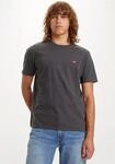 T-Shirt LEVI'S "ORIGINAL HM TEE", Herren, Gr. M, grau (anthrazit), Jersey,