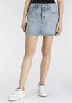Levis Jeansrock "ICON SKIRT" mit Used-Effekten und ausgefransten Kanten