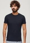Rundhalsshirt SUPERDRY "Vintage Logo Emb Te", Herren, Gr. S (44), blau (navy), Single