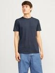 Jack & Jones Rundhalsshirt "JJEORGANIC MELANGE TEE SS O-NECK NOOS"...