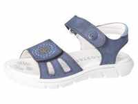 Sandale RICOSTA "SARAH" Gr. 27, blau Kinder Schuhe Sommerschuh, Klettschuh,