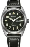 Solaruhr CITIZEN, schwarz, Armbanduhren, Herren, Armbanduhr, Herrenuhr, Titan, Datum,