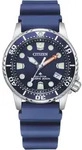 Taucheruhr CITIZEN "Promaster Eco-Drive Diver", blau (dunkelblau), Armbanduhren,