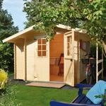 Kiehn-Holz Gartenhaus "Schwarze Berge"
