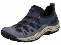 Slip-On Sneaker RIEKER Gr. 38, blau (jeansblau) Damen Schuhe Sneaker Slipper,