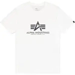 T-Shirt ALPHA INDUSTRIES "Basic T-Shirt BL Rainbow Ref.", Herren, Gr. XXL, wei&szlig;,