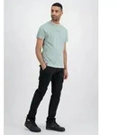 T-Shirt ALPHA INDUSTRIES "Double Layer T-Shirt", Herren, Gr. XS, gr&uuml;n (dusty...