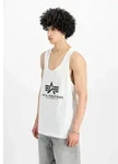 Muscleshirt ALPHA INDUSTRIES "Basic Tank BL BB", Herren, Gr. S, wei&szlig;, Obermaterial: