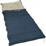 Deckenschlafsack POLYDAUN "Schlafsack Stormvogel", blau (mist), Schlafs&auml;cke, B/L: