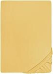 Biberna Spannbettlaken "0077866 Deluxe Jersey-Elastic Spannbetttuch 97% Baumwolle"