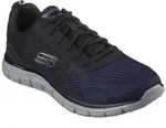 Sneaker SKECHERS "TRACK-RIPKENT", Herren, Gr. 41, blau (navy, schwarz), Synthetik,