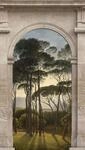 living walls Fototapete "The Wall" Kunst Retro nat&uuml;rlich glatt Fototapete Wald