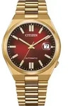 Automatikuhr CITIZEN "TSUYOSA 60h", gold (ros&eacute;goldfarben, rot), Armbanduhren, Damen,