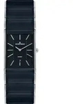 Keramikuhr JACQUES LEMANS "Dublin", blau (dunkelblau, silberfarben), Armbanduhren,